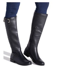 EUC Arabella Quilted Flat Knee-high Boots